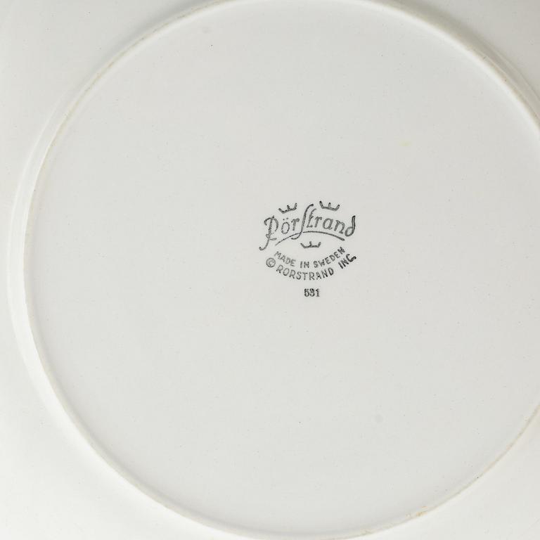 A Hertha Bengtsson Rörstrand dinner service, 20th Century. (16 pieces).