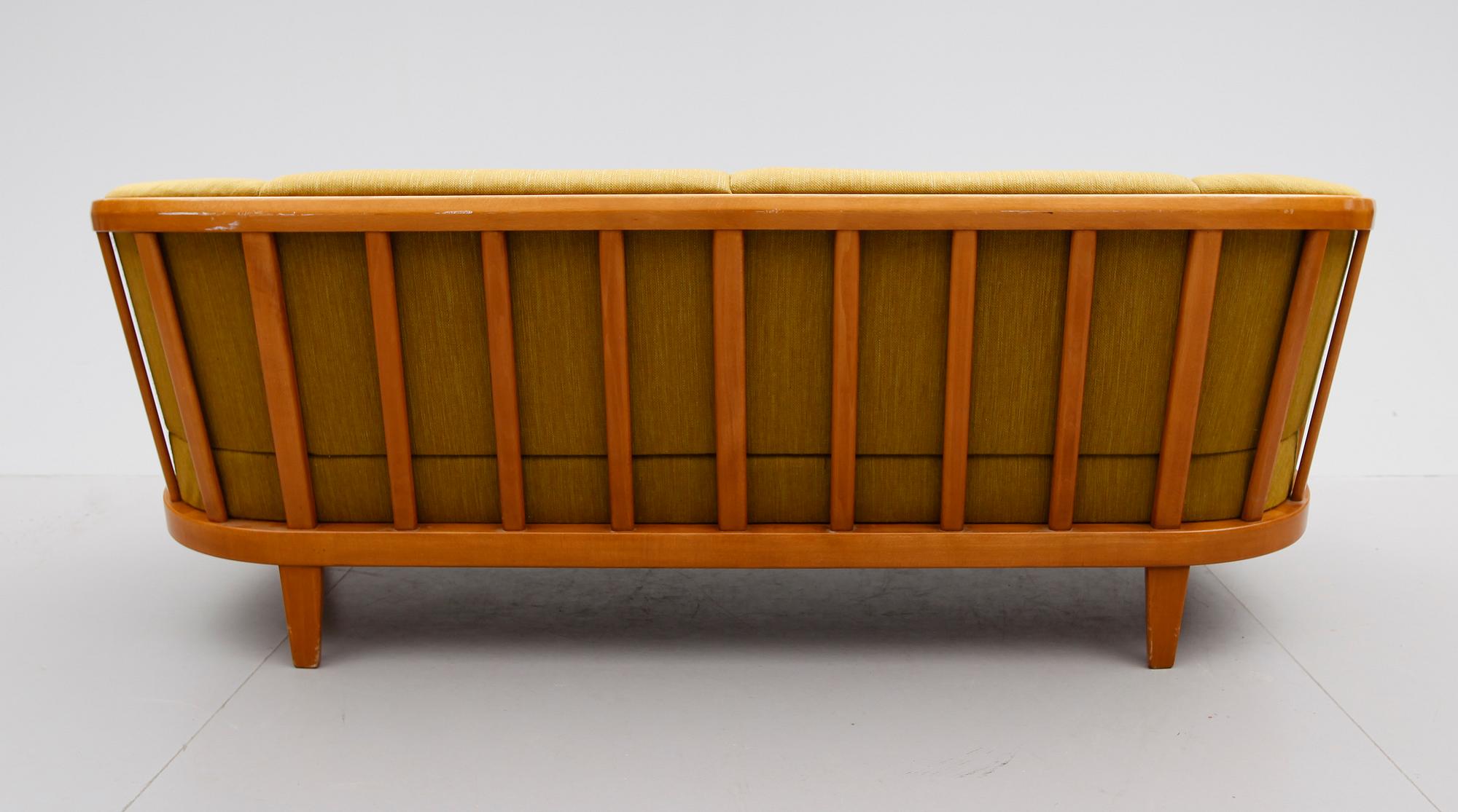 SOFFA OCH KARMSTOL, "Lindegård", Carl Malmsten, 1959.