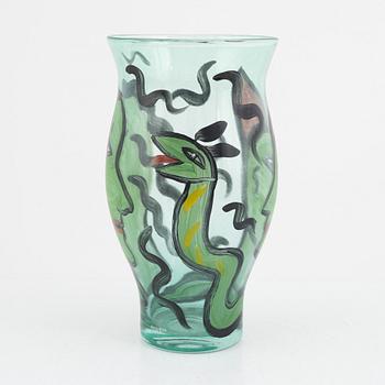 Ulrica Hydman-Vallien, vas, Kosta Boda Atelier, numrerad.