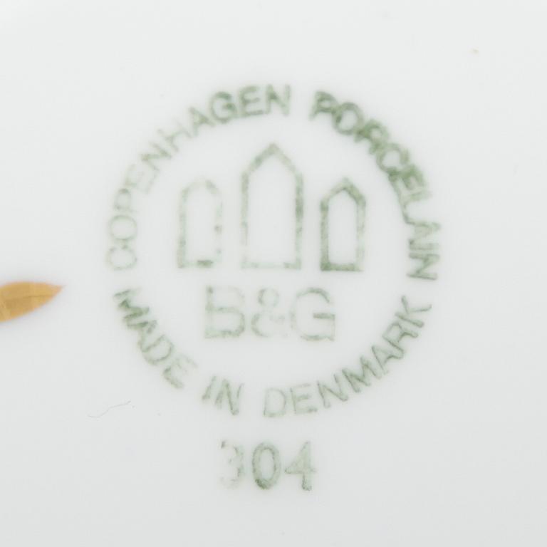 SERVISPORSLIN, 54 delar, "Måsen", Bing & Gröndahl, Danmark.