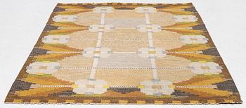 Ingegerd Silow, a flat weave rug, c. 202 x 137 cm.