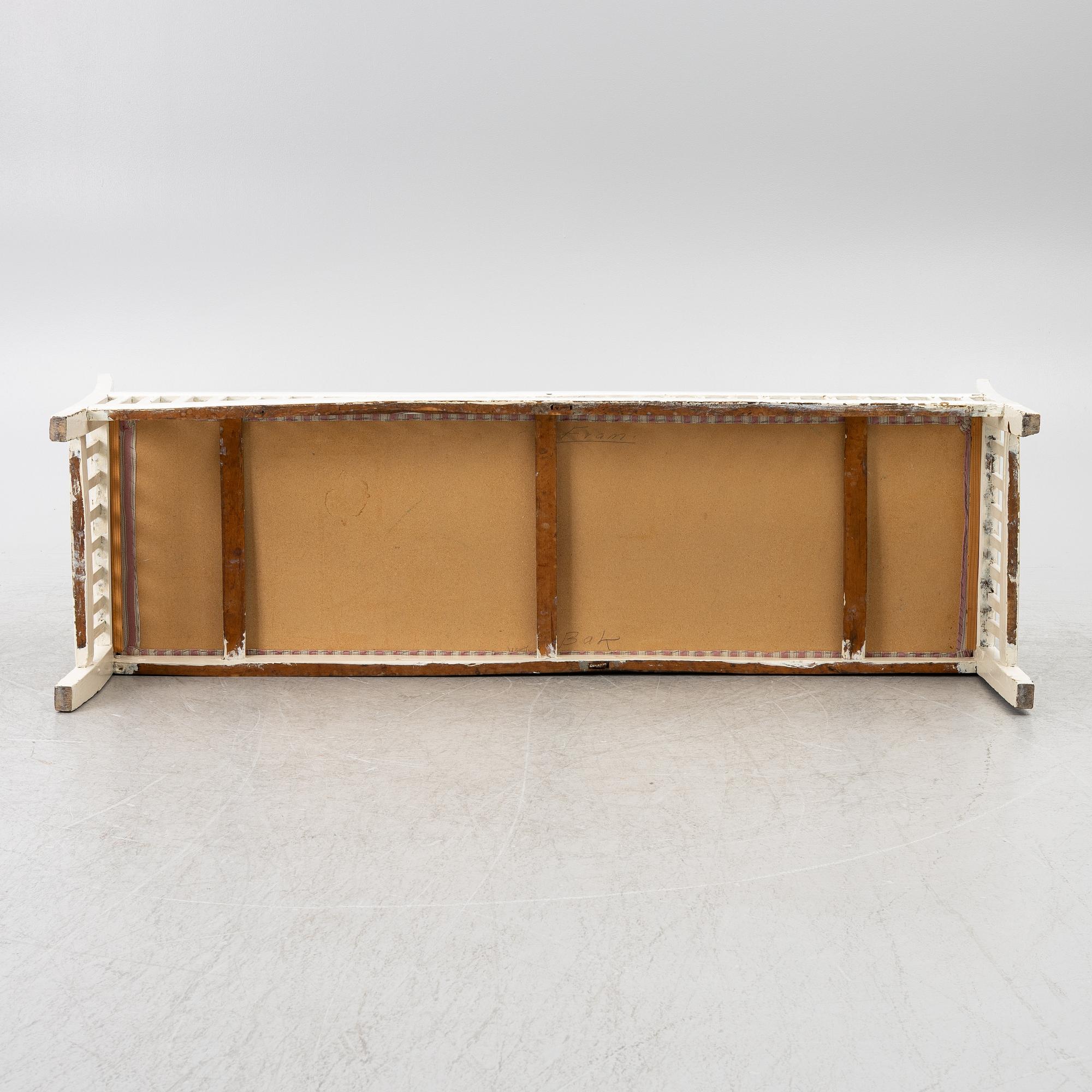 Sofa, late Gustavian, circa 1800.