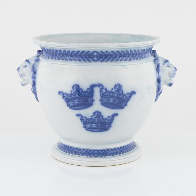 Josef Ekberg, ytterfoder, flintgods, Gustavsberg, 1912.