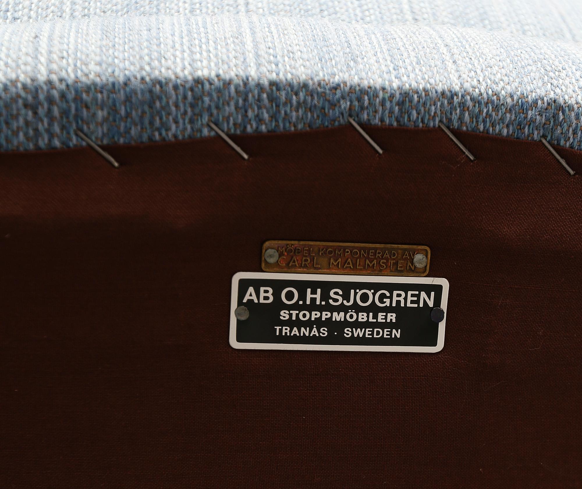 FÅTÖLJ, "Farmor", Carl Malmsten, AB O.H. Sjögren, Tranås, 1900-talets andra hälft.