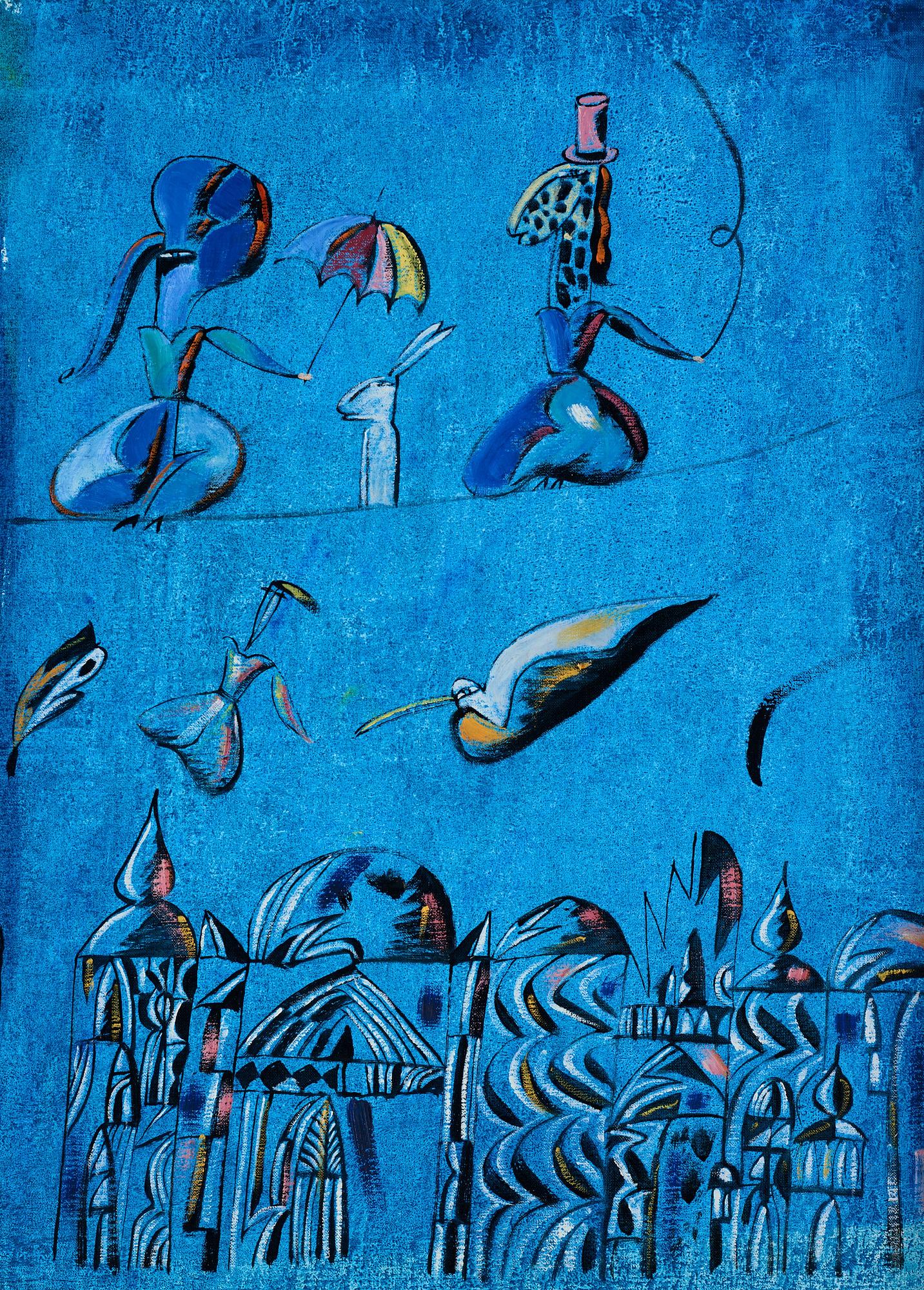 Madeleine Pyk, "Den blå staden".