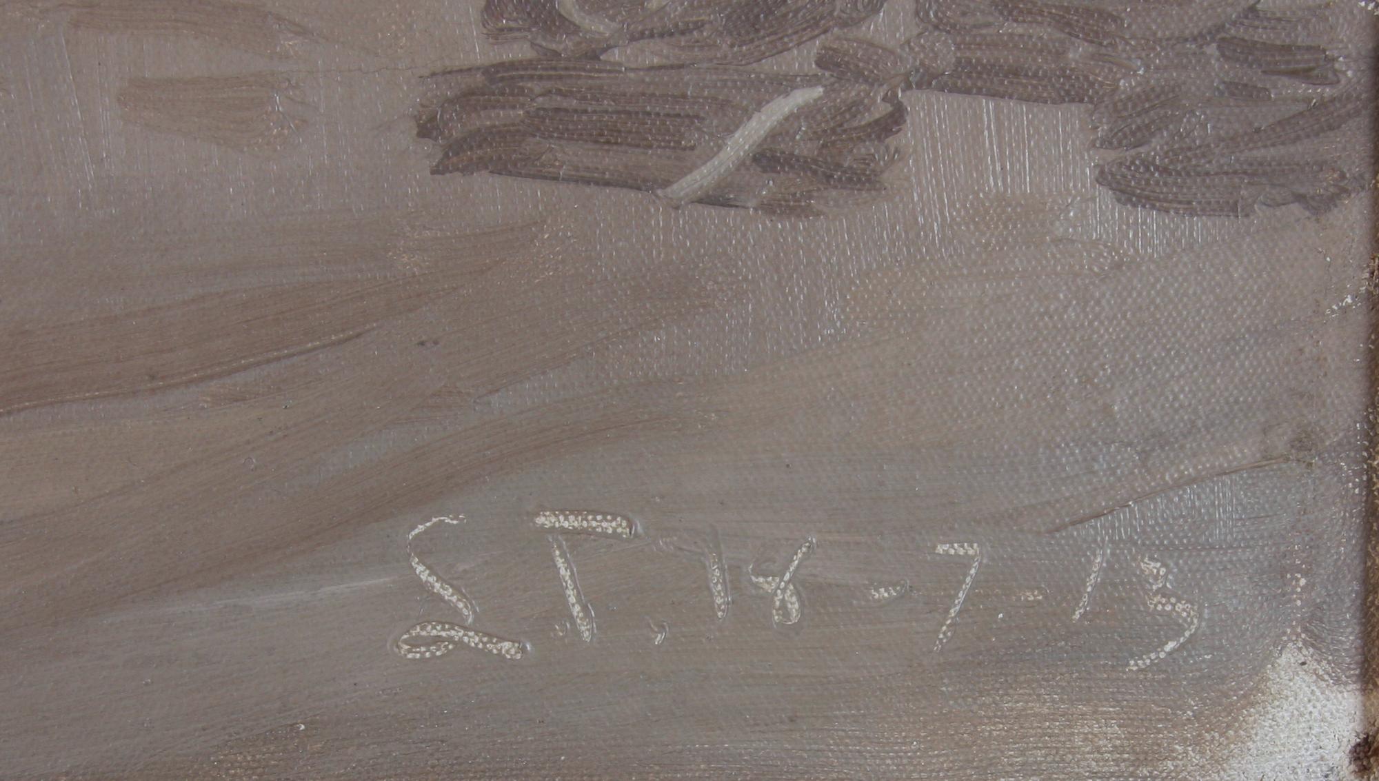 TUXEN, LAURITZ, oljemålning, kustmotiv, sign o dat.
