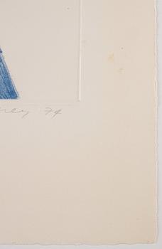 David Hockney, "Gregory".