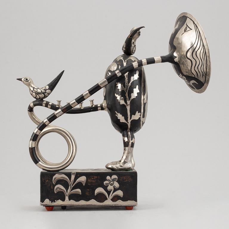 Walter Bengtsson, skulptur, metall, signerad WB, numrerad 10/10 och daterad 73.