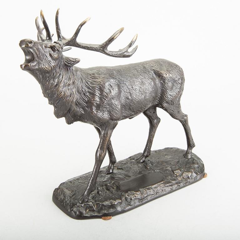 SKULPTUR, brons, signerad  A.K Korniluk, Bracia Korniluk Siedlce.