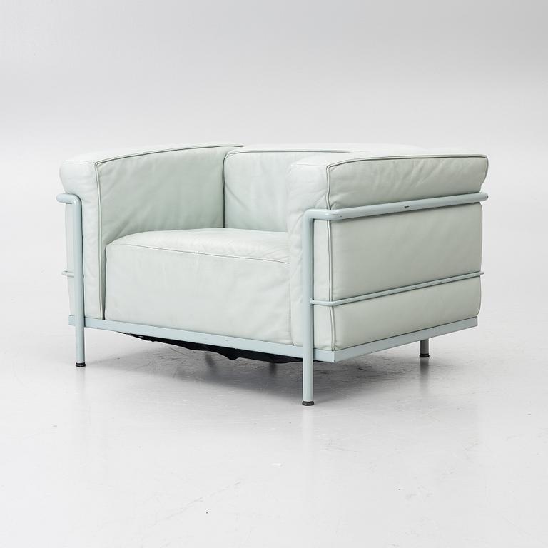 Le Corbusier (Charles-Édouard Jeanneret), Pierre Jeanneret & Charlotte Perriand, an 'LC3' armchair, Cassina, Italy, 1986.