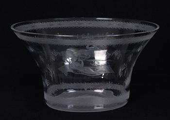 SKÅL, glas, Edward Hald.