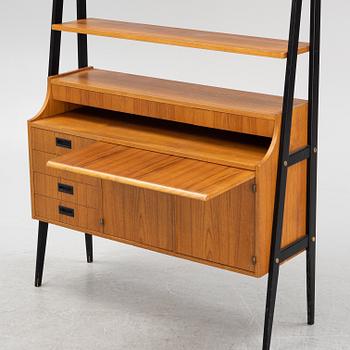 A teak-veneered bookcase , AB Svenska Ramfabriken, Malmbäck, Sweden, 1950's.