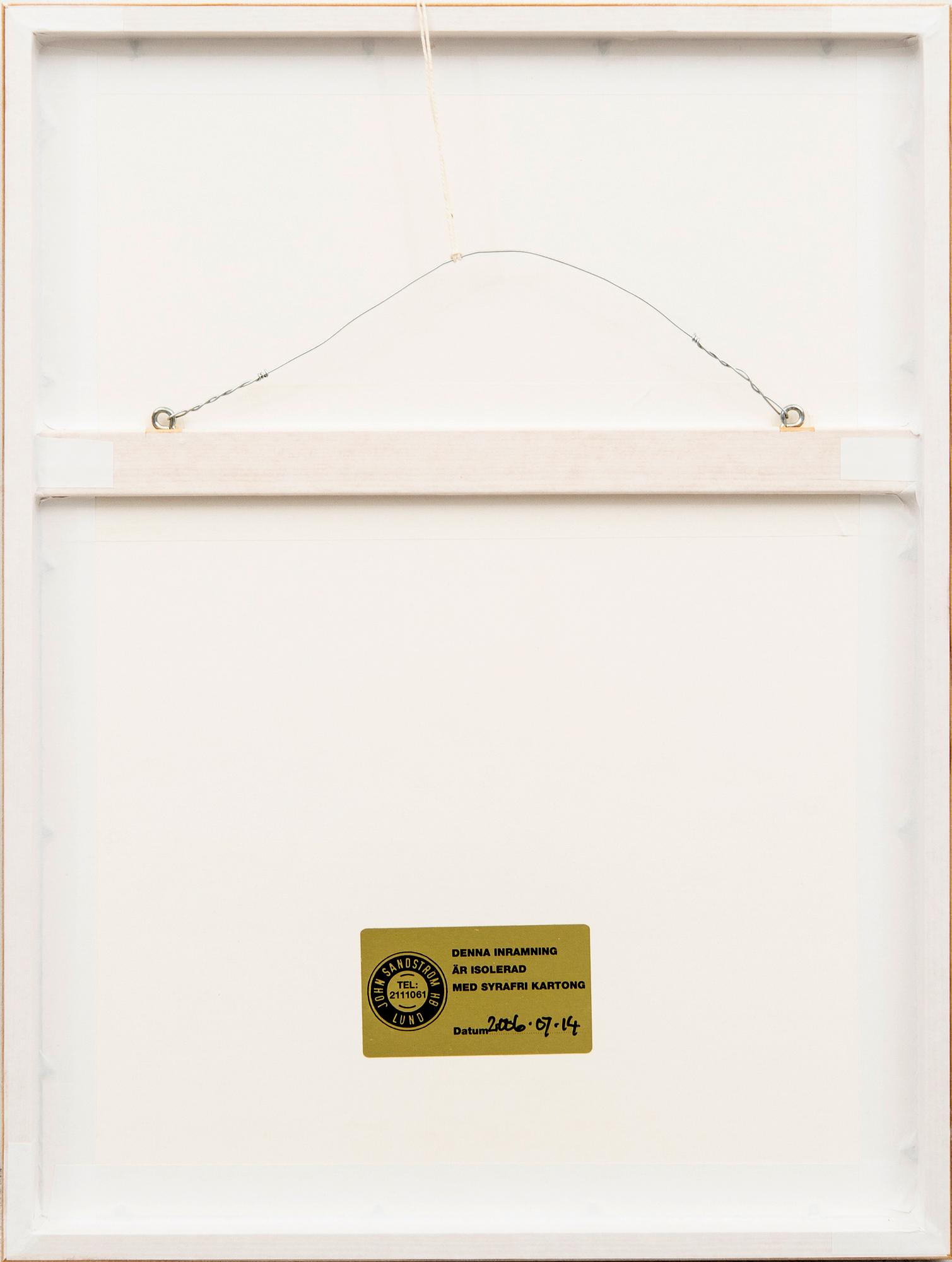 Carl-Fredrik Reuterswärd/ The Non-Violence Project Foundation, litografi, signerad, daterad -91 och numrerad 15/60.