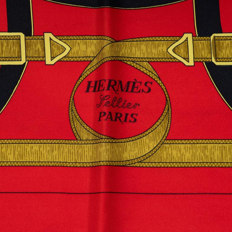 Hermès, scarf, "Eperon d'Or".