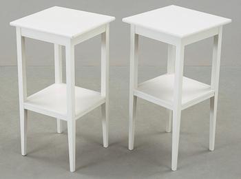 SÄNGBORD, ett par, 1900-talets första hälft.