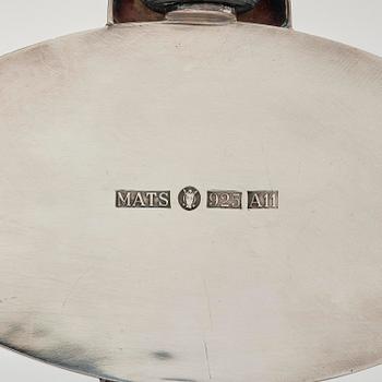 Mats Eskils, kanna "DropStop", sterlingsilver, Stockholm, 1999.