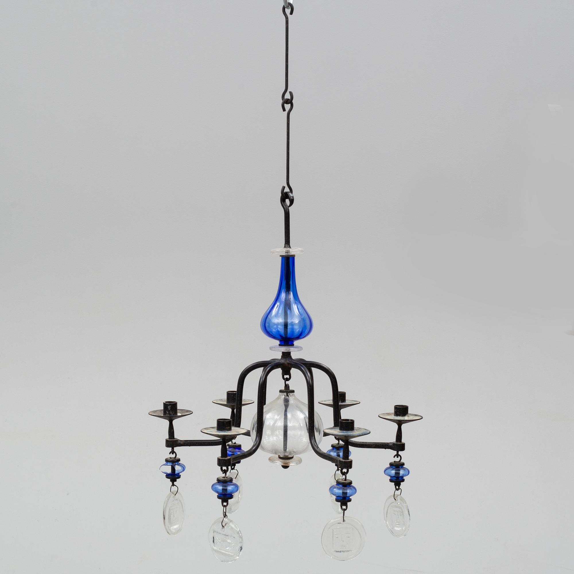 ERIK HÖGLUND, ljuskrona, 1900-talets andra hälft.