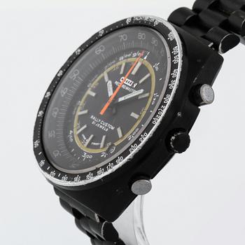 CITIZEN, Record Master, Rally Custom, "Tachymeter", chronograph, wristwatch, 42,5 mm.