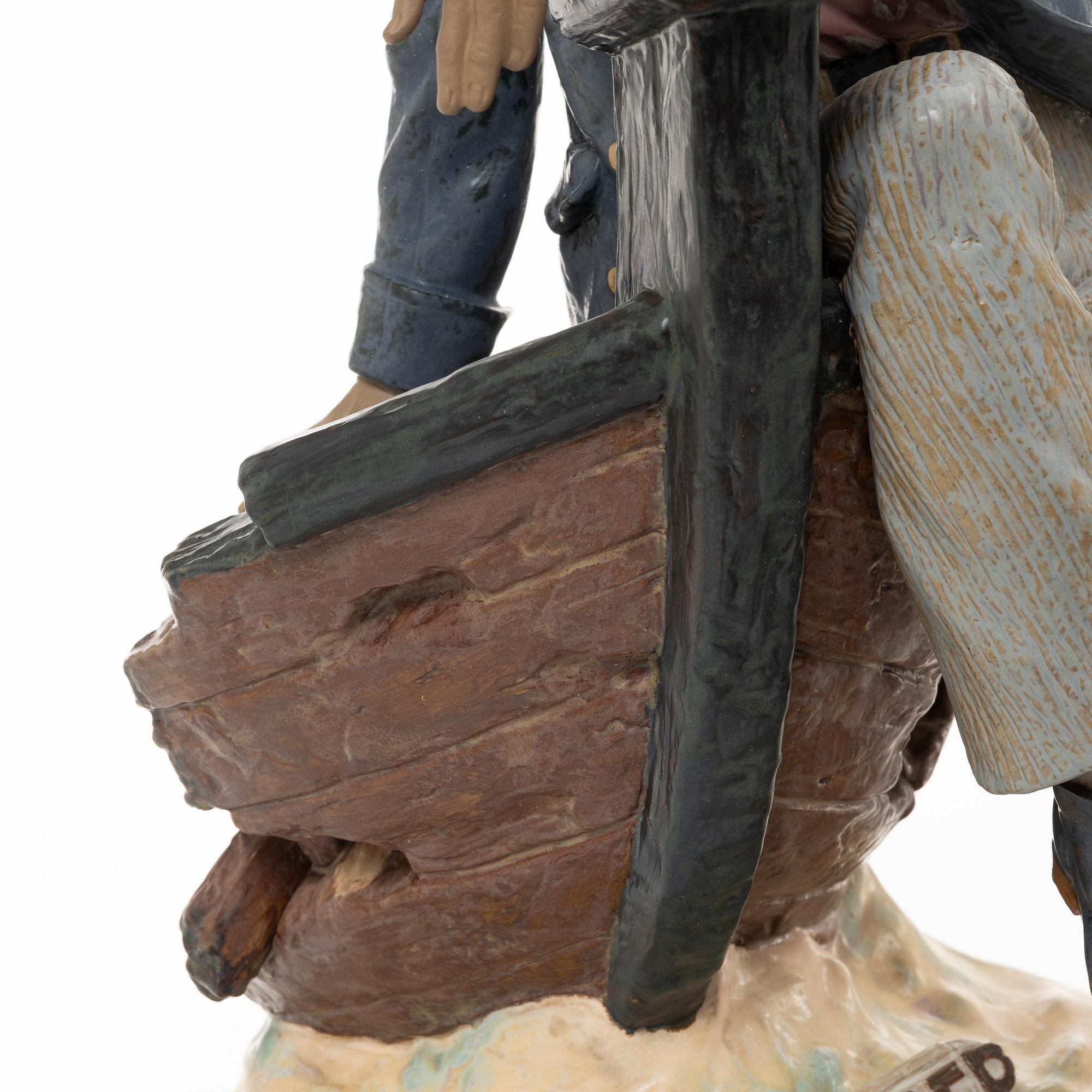 Salvador Furió, figurine, "Days of yore", Lladró, Spain, 1993-1998.