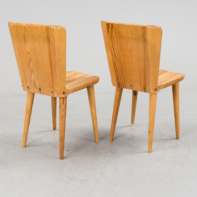 a pair of chairs model 510, Svensk Fur, Göran Malmvall, Karl Andersson och söner.