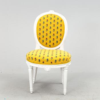 A CHAIR, gustavian, Stockholm, late 18th century.