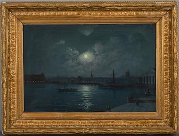 A. Tripolitov, ST. PETERSBURG AT NIGHT.