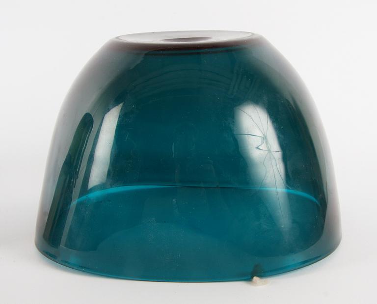 SKÅL MED GLAS, 6+1 delar, glas.