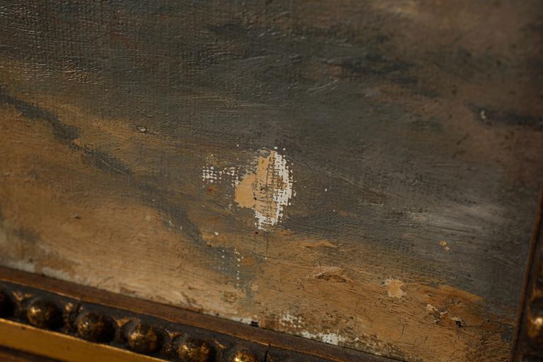 UNKNOWN ARTIST, oil on canvas, signed Haudy?, around year 1900.