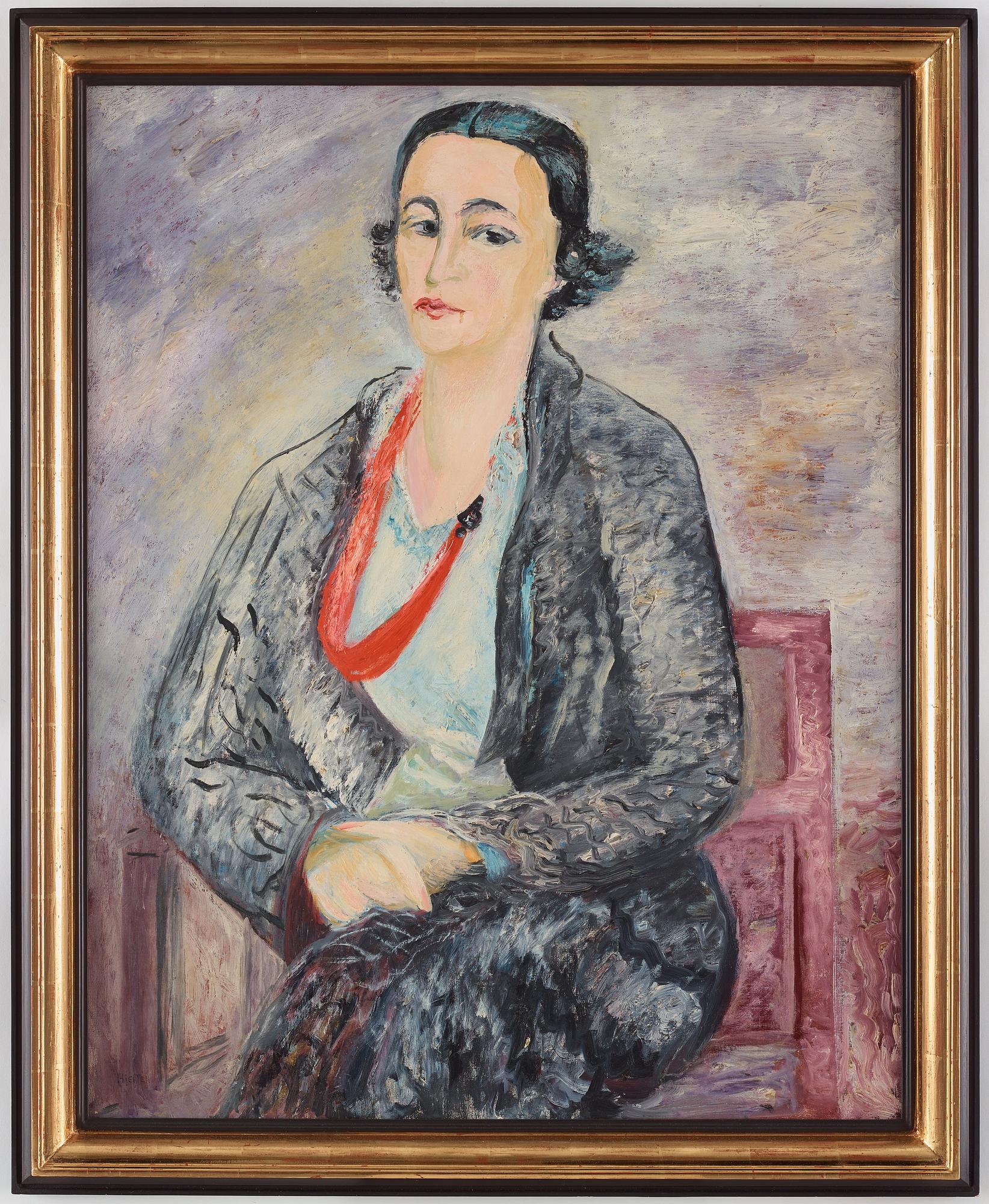 Sigrid Hjertén, Portrait depicting Signe Henschen.