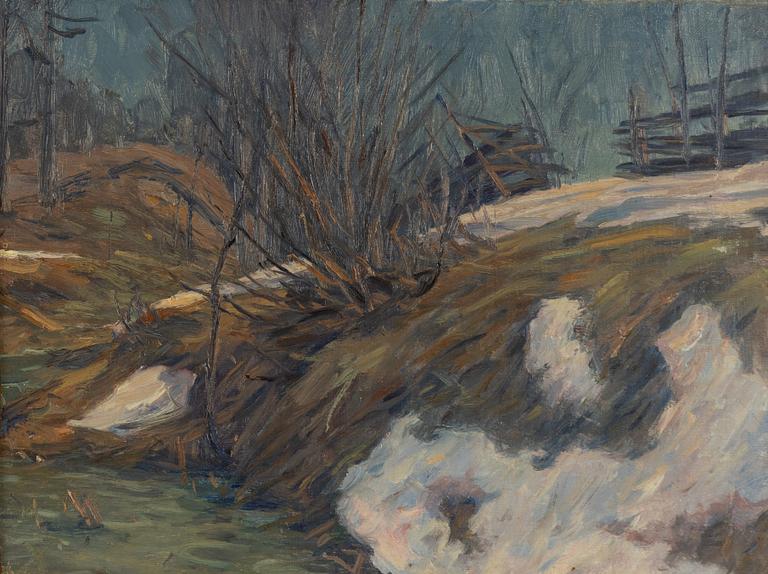Wilhelm Behm,"Snösmältning".