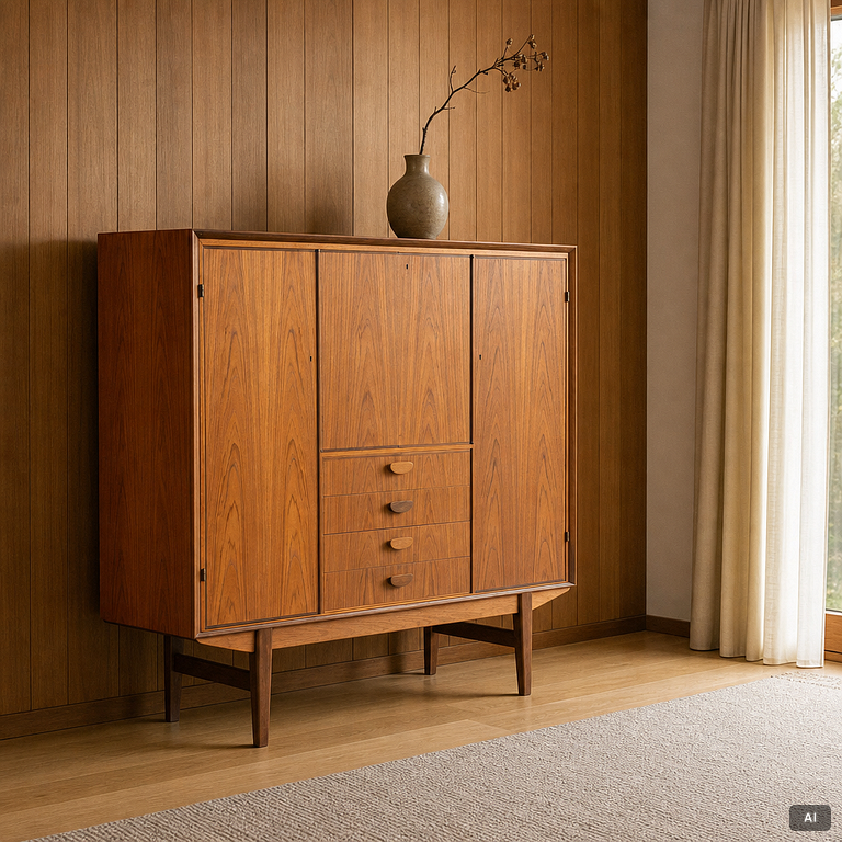 Sideboard, mid-20th century. Svenska Möbelfabrikerna (184).