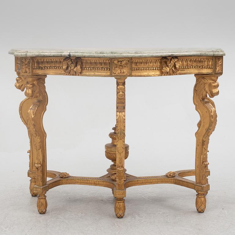 Console table, Louis XVI Style, late 19th Century.