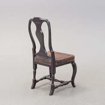 An 18th century rococo chair.