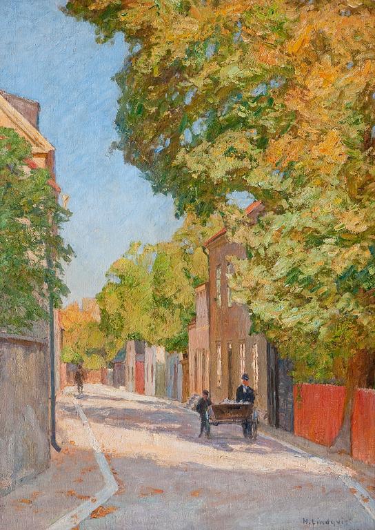 Herman Lindqvist, NORTHERN CHURCH STREET, VISBY.