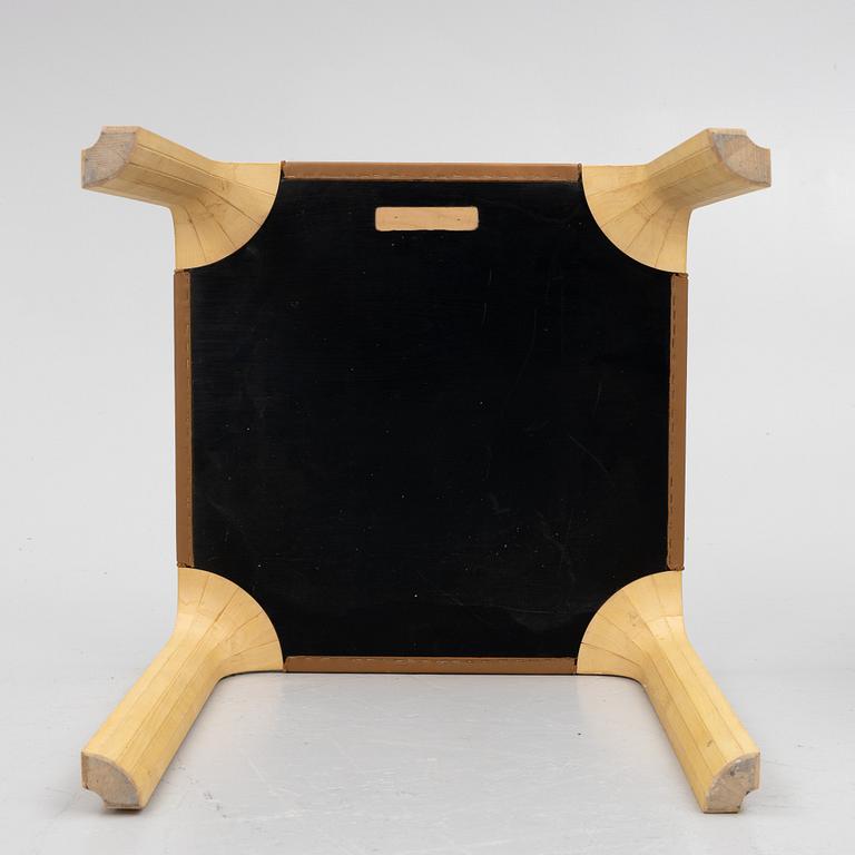 Alvar Aalto, a pair of model X601 stools, Artek.