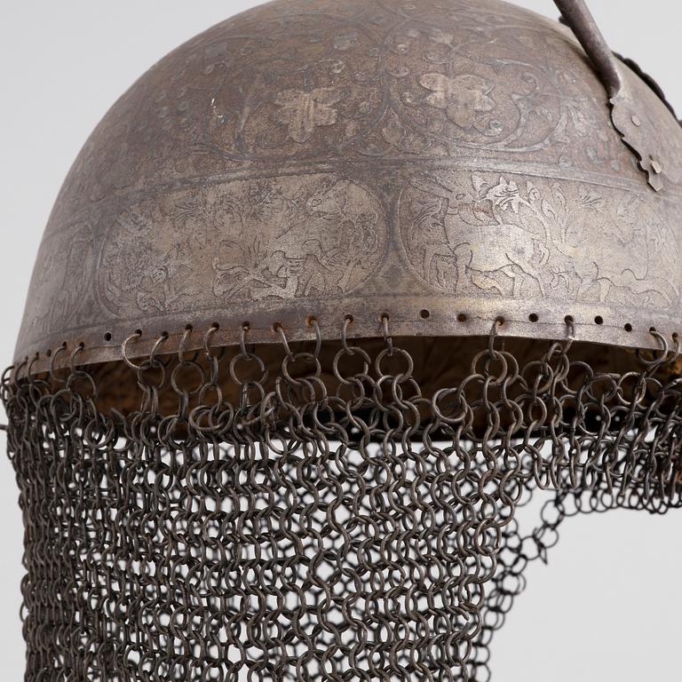 A Persian Khula Khud, 19th century.