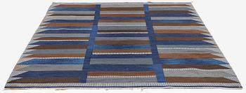 Margareta Grandin-Nettles, a flat weave carpet, c. 302 x 246 cm, signed GLH MG.