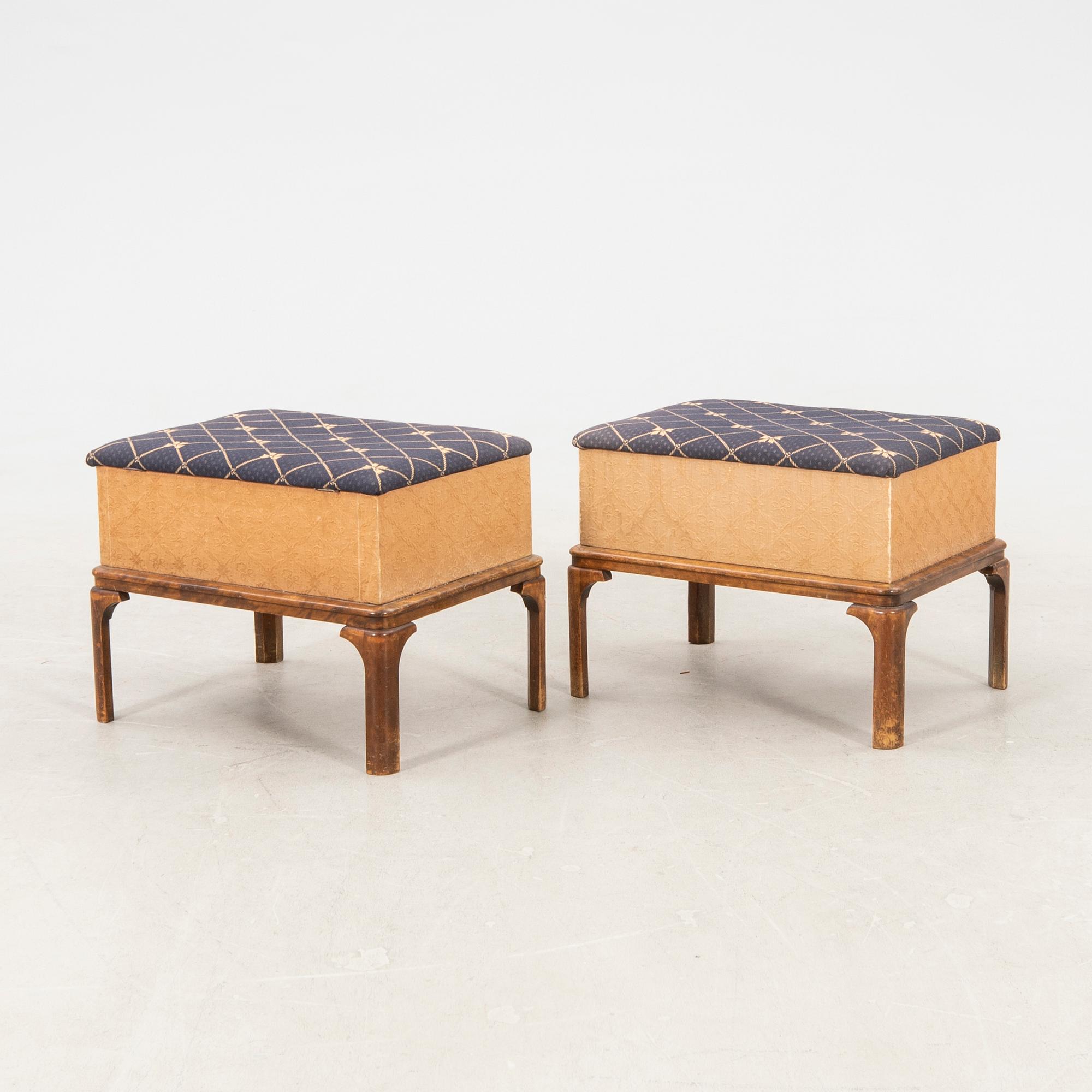 Pallar med förvaring ett par 1940-tal.