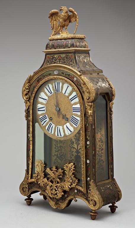 A Régence bracket clock marked Rabby A Paris.