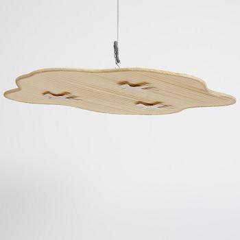 Hans Bergström, plafond, "Molnet", ateljé Lyktan, Åhus, 1940-50-tal.