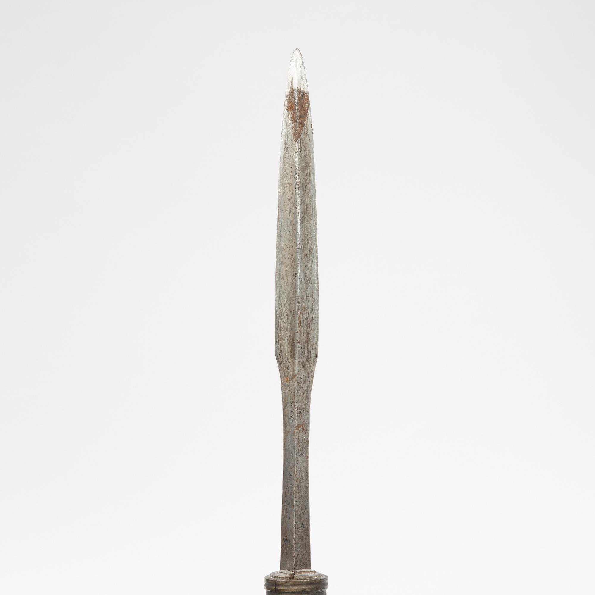 A hunting spear, 19th Century.