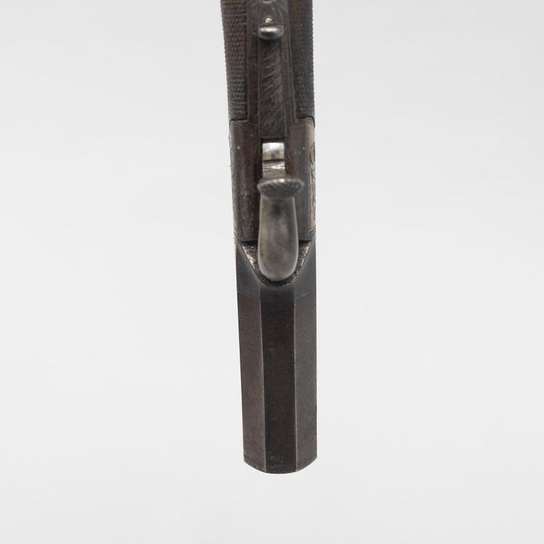 Slaglåspistol, brittisk, 1800-talets mitt.
