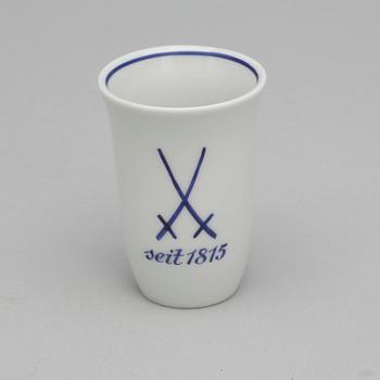 PARTI PORSLIN, 9 delar, Meissen, 1900-talets mitt / andra hälft.
