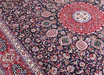 A Kashmar carpet, approx. 406 x 300 cm.