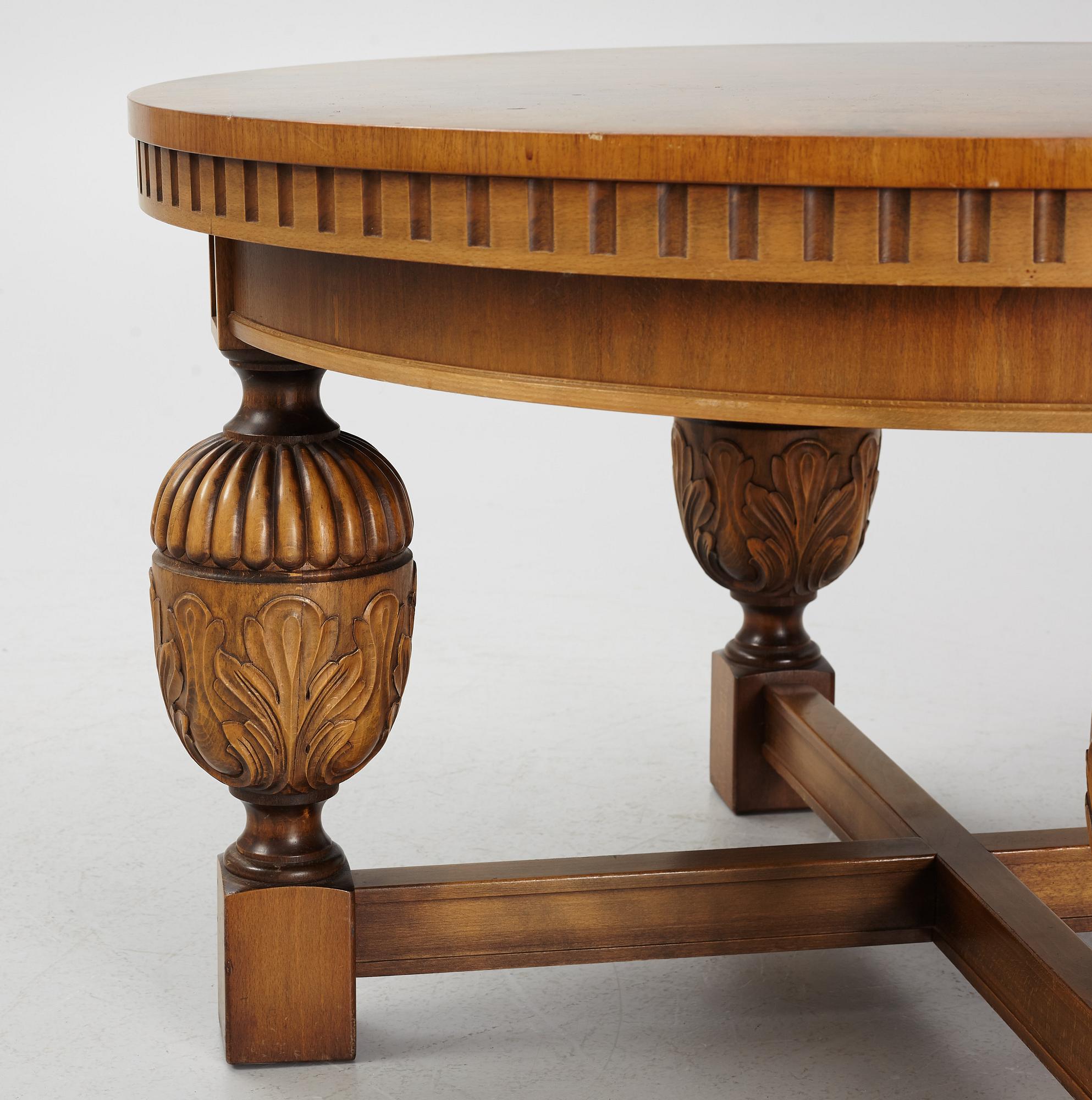 Soffbord, 1920/30-tal.