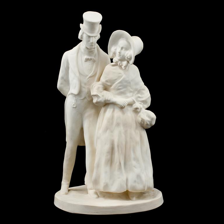 FIGURIN, parian, Ruth Milles, Gustafsberg, 1914.