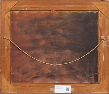 FRITZ KÄRFVE, olja på pannå, signerad.