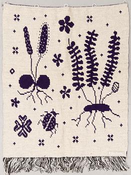 VÄGGBONAD, Helmi Vuorelma, Lahtis, 1900-talets mitt.