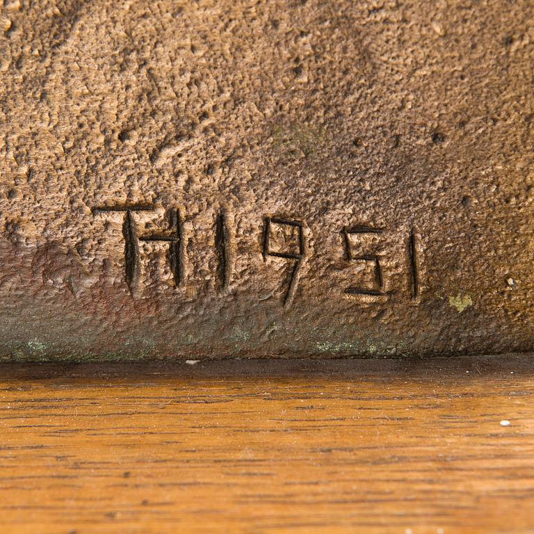 TEA HELENELUND-SUOMINEN, bronze, signed and dated -51.