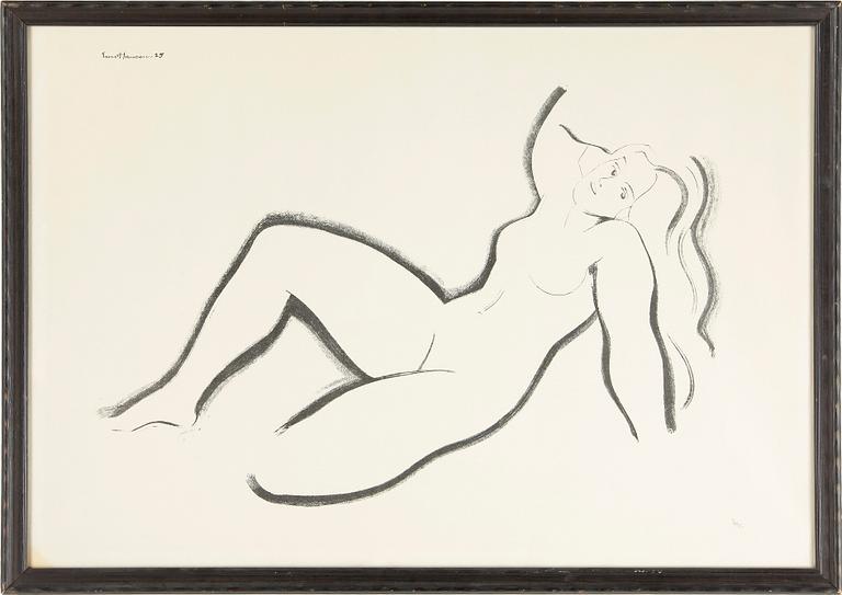 ERNST HANSEN, litografi. Signerad och daterad 25 i blyerts samt i trycket.